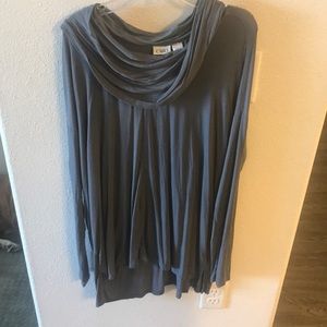 Grey long sleeve tunic. Size L